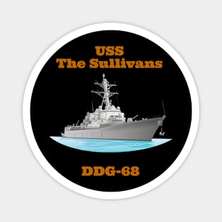 The Sullivans DDG-68 Destroyer Ship Magnet